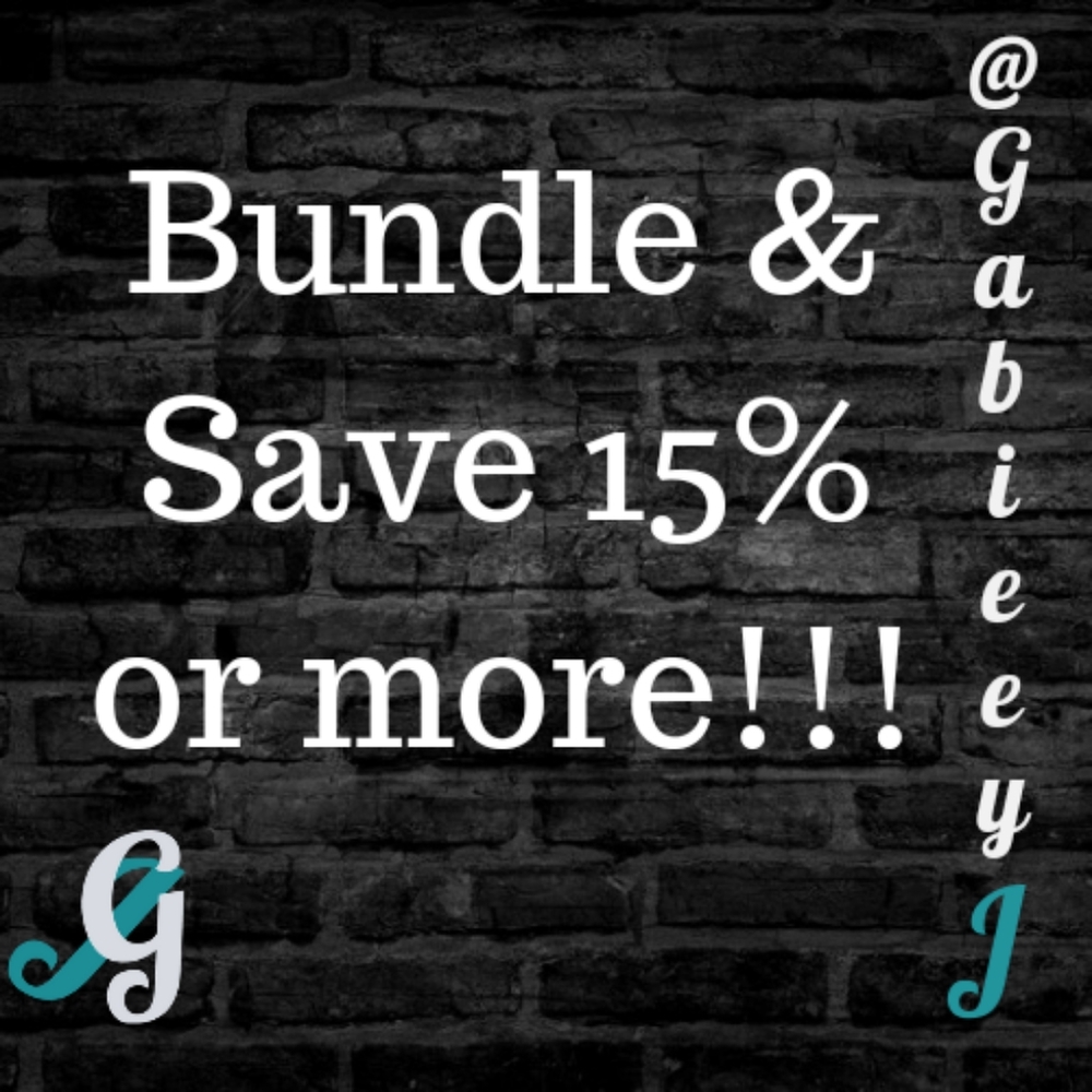 Bundle and Save on items!